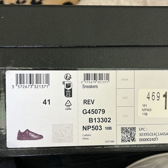 White Chanel sneakers 2024 - Picture 4 of 5